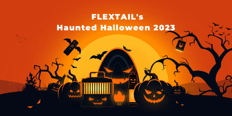 Haunted Halloween Ambience with Enchanting FLEXTAIL Gears at Spooky Night